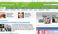 Die Netzeitung nach dem letzten Relaunch im Februar 2008
Screenshot: Archiv Netzpresse