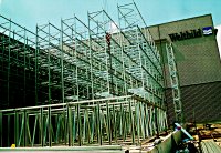 Bau auf, bau auf: Erweiterung des Weltbild-Logistikzentrums im Jahr 2004.
Foto: Weltbild-Verlagsgruppe
