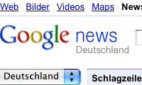 Obskures Objekt verlegerischer Begierde: Google News
Screenshot: Netzpresse