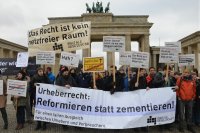 "Netzgemeinde" auf Abmahnwache
Foto: netzpolitik.org